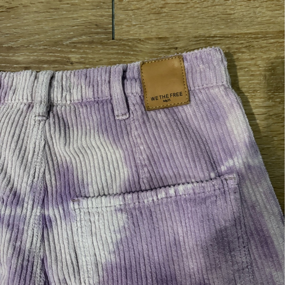 We The Free Reese Pitched Straight Leg Corduroy Pants in Moonlit Orchid - Picture 11 of 12